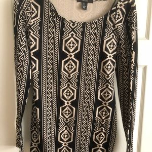 Long sleeve tribal dress